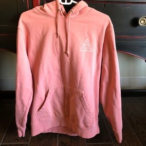 huf sutter stripe pullover hoodie